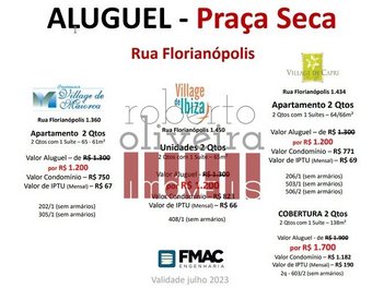 apartment em Florianópolis, Praça Seca - Rio de Janeiro - RJ