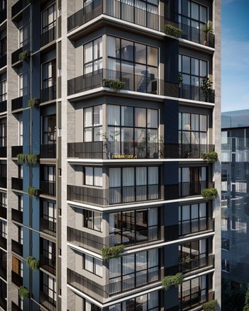 apartment em Rua Paula Gomes, São Francisco - Curitiba - PR