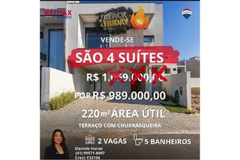 house em Rua Manoel Martins, Costeira - São José dos Pinhais - PR