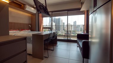 apartment em Avenida Santo Amaro, Santo Amaro - São Paulo - SP