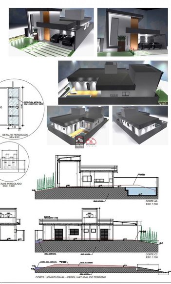 house em Avenida das Palmeiras, Bairro do Grama - Caçapava - SP