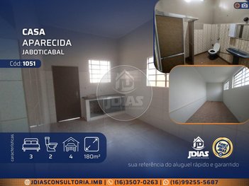 house em Avenida João Pinto Ferreira, Aparecida - Jaboticabal - SP
