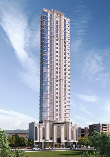 apartment em Rua 301, Meia Praia - Itapema - SC
