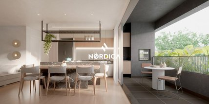 apartment em Rua Estados Unidos, Boa Vista - Curitiba - PR