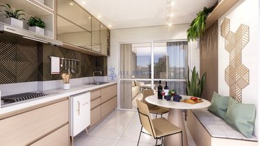 apartment em Avenida Luzia Encarnação Vidal, Aviação - Praia Grande - SP