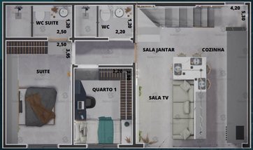 apartment em Rua Vitório Veneto, Vila Nossa Senhora das Vitórias - Mauá - SP