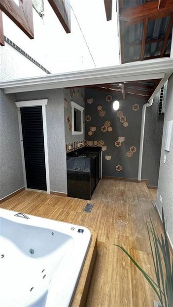 house em Rua Maria Beltrame Borloni, Caiçara - Praia Grande - SP