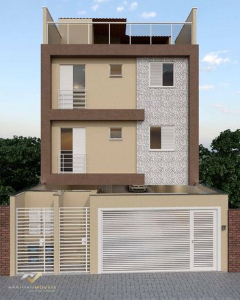 apartment em Rua Botafogo, Jardim Progresso - Santo André - SP