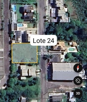 land_lot em Rua Adyles Monteiro de Almeida, Pé de Plátano - Santa Maria - RS