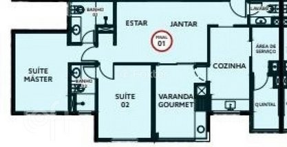 apartment em Avenida Doutor Rodrigues Alves, Fundação - São Caetano do Sul - SP