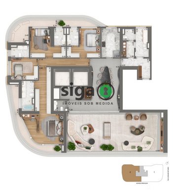 apartment em Rua Joaquim Antunes, Pinheiros - São Paulo - SP