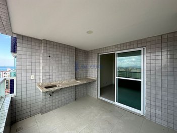 apartment em Rua Francisco Pettinati, Ocian - Praia Grande - SP