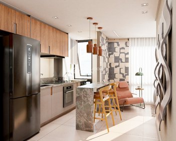 apartment em Rua das Monções, Jardim - Santo André - SP