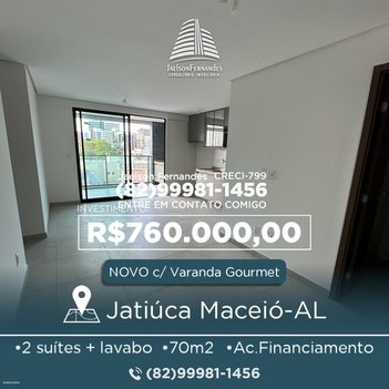 apartment em Rua Doutor Augusto Cardoso, Jatiúca - Maceió - AL