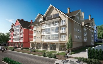 apartment em Avenida Borges de Medeiros, Centro - Gramado - RS