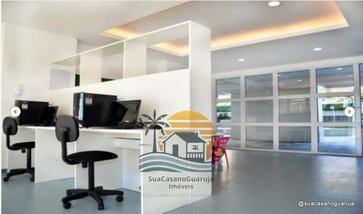 apartment em Rua Gilberto Glasser, Mar e Céu - Guarujá - SP