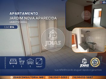 apartment em Alameda André Ijanc, Jardim Nova Aparecida - Jaboticabal - SP