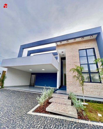 house em Avenida GT 1, Condomínio Residencial Grand Trianon - Anápolis - GO