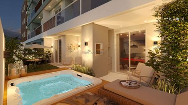 apartment em Rua Leonel Pereira, Cachoeira do Bom Jesus - Florianópolis - SC