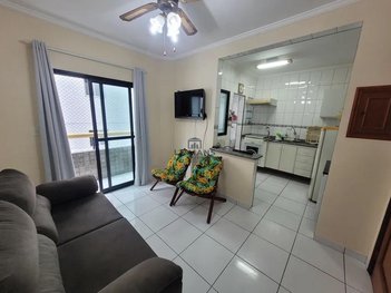 apartment em Rua Doutor Gervásio Bonavides, Caiçara - Praia Grande - SP