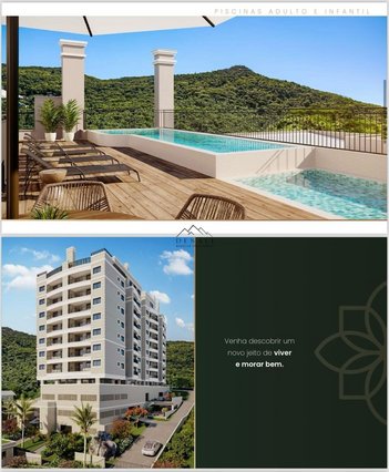 apartment em Virgílio Várzea, Monte Verde - Florianópolis - SC