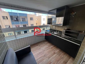 apartment em Avenida Marechal Maurício José Cardoso, Canto do Forte - Praia Grande - SP