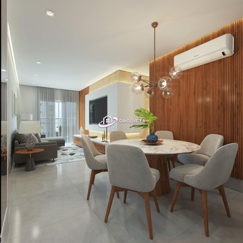 apartment em Rua Eponina, Aviação - Praia Grande - SP
