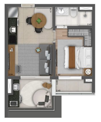 apartment em Rua Doutor Neto de Araújo, Vila Mariana - São Paulo - SP