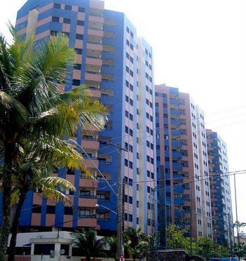 apartment em Avenida Presidente Kennedy, Guilhermina - Praia Grande - SP