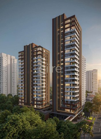 apartment em Rua Carneiro Lobo, Água Verde - Curitiba - PR