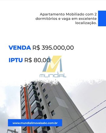 apartment em Rua Ibiturama, Parque Erasmo Assunção - Santo André - SP