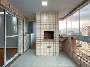 apartment em Rua Argentina, Guilhermina - Praia Grande - SP