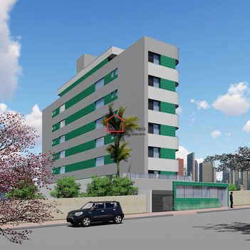 apartment em Alameda dos Sabiás, Cabral - Contagem - MG