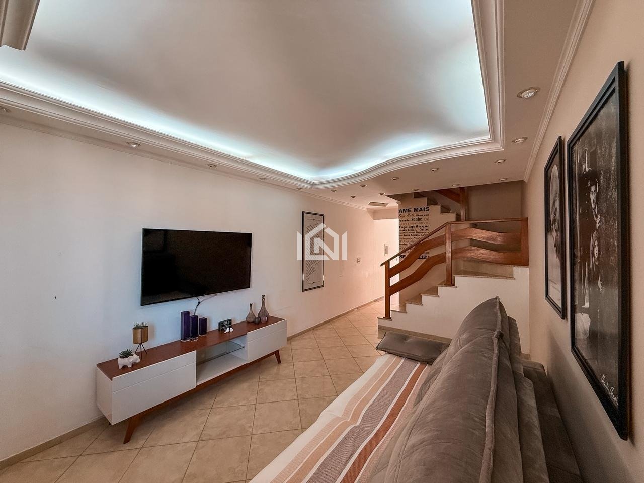 casa a venda no condominio cidade jardim - sala para 2 ambientes
