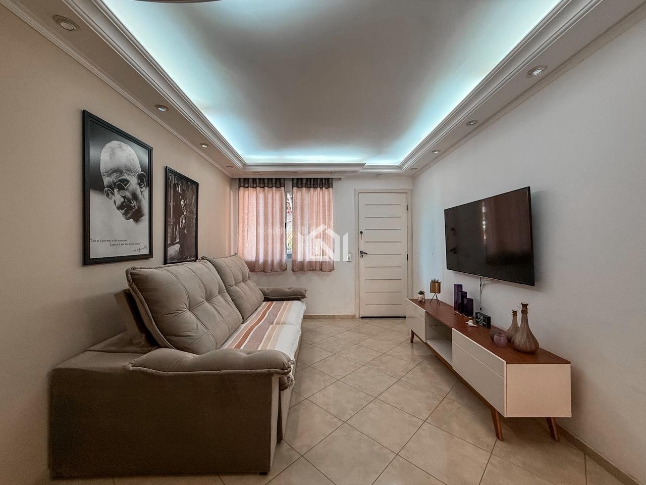 casa a venda no condominio cidade jardim - sala para 2 ambientes