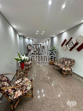 apartment em Rua Monteiro Lobato, Ocian - Praia Grande - SP