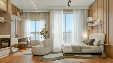 apartment em Rua André de Barros, Centro - Curitiba - PR