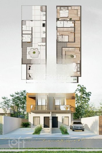 house em Rua Pedro Bunn, Jardim Cidade de Florianópolis - São José - SC