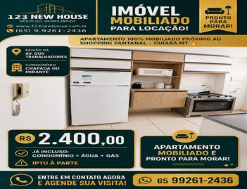 apartment em Avenida Governador Dante Martins de Oliveira, Carumbé - Cuiabá - MT