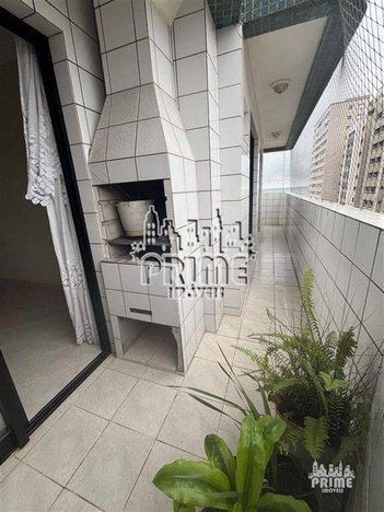 apartment em Rua José de Alencar, Ocian - Praia Grande - SP