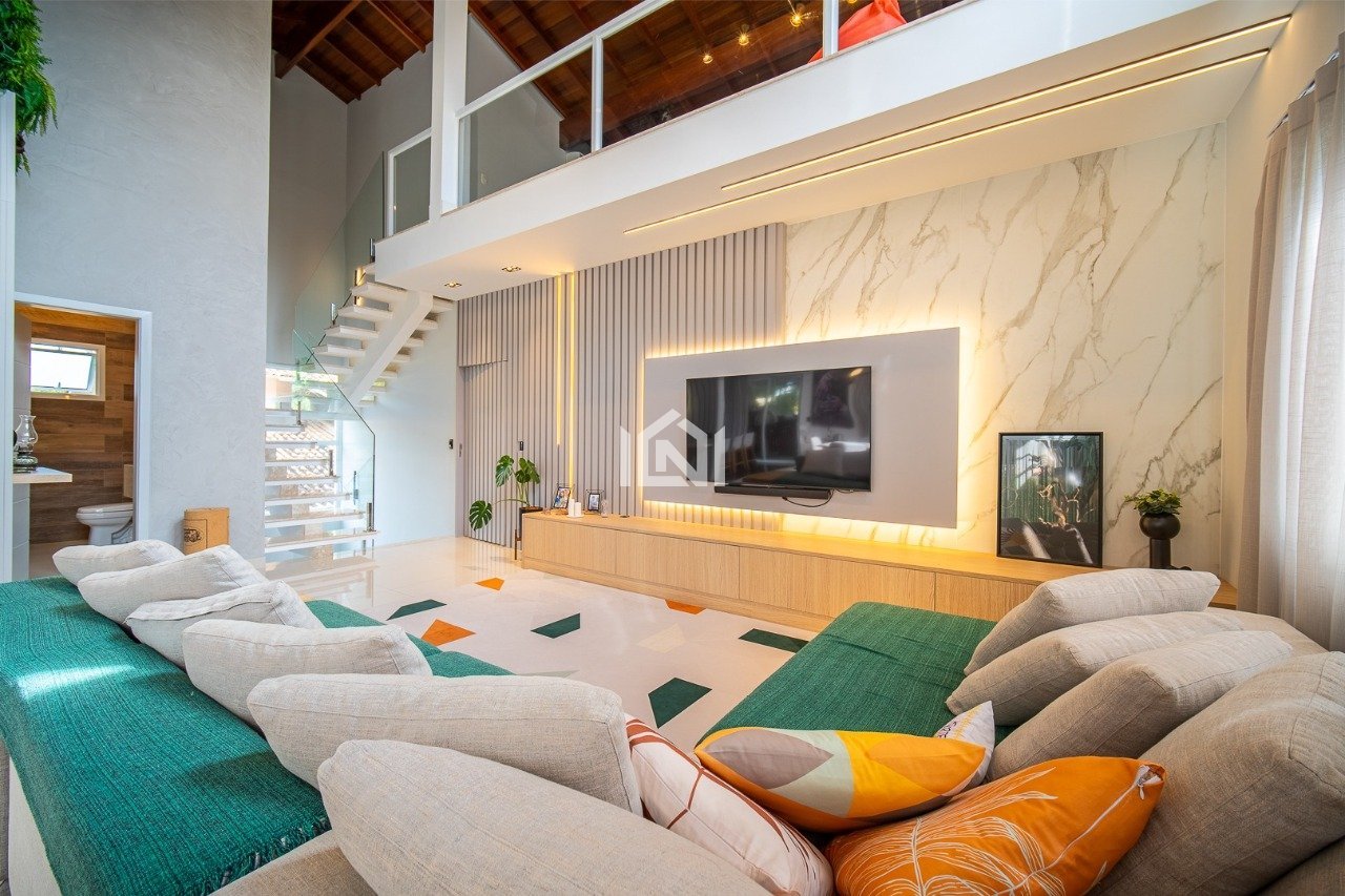 casa a venda no condominio vila verde - sala de tv