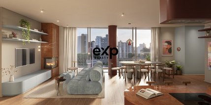 apartment em Rua Cândido Xavier, Água Verde - Curitiba - PR