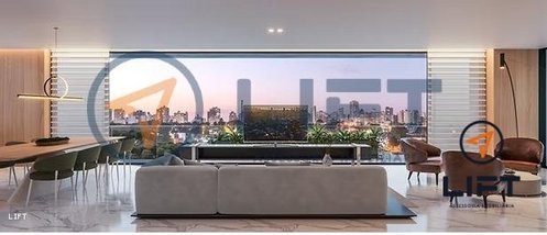 apartment em Rua Hermes Fontes, Batel - Curitiba - PR