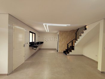 house em Rua Gastão Gruls, Vila Scarpelli - Santo André - SP