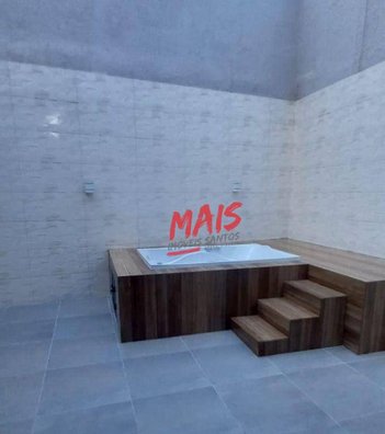 house em Rua Alberto Baccarat, Boqueirão - Santos - SP