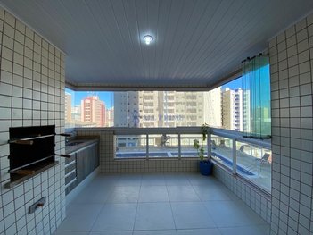apartment em Rua Argentina, Guilhermina - Praia Grande - SP
