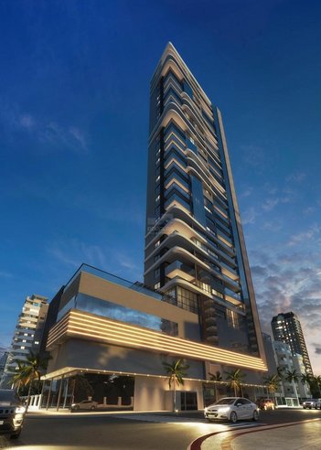 apartment em Rua 288, Meia Praia - Itapema - SC
