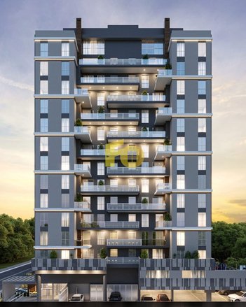 apartment em Rua Barão do Cerro Azul, Centro - São José dos Pinhais - PR