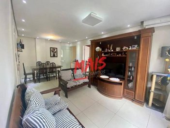 apartment em Avenida Doutor Epitácio Pessoa, Aparecida - Santos - SP