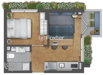 apartment em Gonçalves Dias, Menino Deus - Porto Alegre - RS